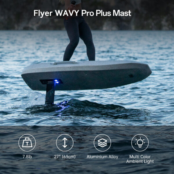 Way Surfing Flyer WAVY Electric Hydrofoil Board - Pro Plus | Carbon Fiber Build | Smart Speed Control | Extended Range - Image 6